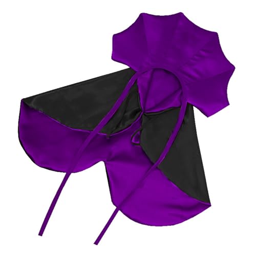 Hundekostüme für Halloween, Halloween, Haustierkostüm, Umhang für Bichon, Teddy, Chihuahua, Malteser, kleine Hunde, Katzen (lila) von KXWDKJ