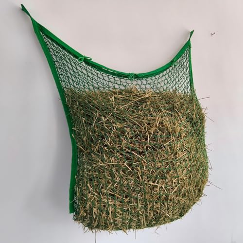 KXWDKJ Heunetz, Futterbeutel für Pferde und Ziegen, langsamere Fütterung (Grün, 254 x 406,4 cm) von KXWDKJ