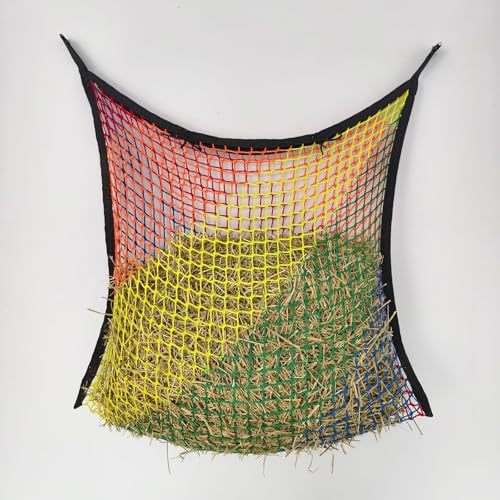 KXWDKJ Heunetz, Futterbeutel für Pferde und Ziegen, langsames Füttern (Farbe, 228,6 x 304,8 cm) von KXWDKJ