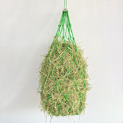 KXWDKJ Heunetz für Pferde, langsames Füttern, 91,4 cm, 12,7 cm, Löcher, Grün, für Pferde und Ziegen, 3 Stück KXWDKJ Heunetz für Pferde, langsames Füttern, 91,4 cm, 12,7 cm, Löcher, Grün, für Pferde und Ziegen, 3 Stück von KXWDKJ
