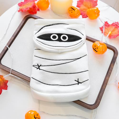 Kostüm für Hunde, Halloween-Kostüm für Haustiere, Mumien-Stil für Bichon, Teddy, Chihuahua, Malteser, kleine Hunde von KXWDKJ