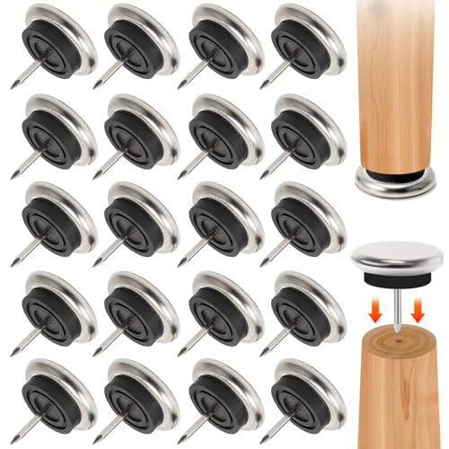 20pcs Nagel auf Möbeln Glide 23 mm kedenresistente ruhige Bodenschutzschutz für Stühle leicht zu installierende Stuhlschieber für Holzböden Fliesenböden nach Hause 20pcs Nagel auf Möbeln Glide 23 mm kedenresistente ruhige Bodenschutzschutz für Stühle leicht zu installierende Stuhlschieber für Holzböden Fliesenböden nach Hause von KYEQATY