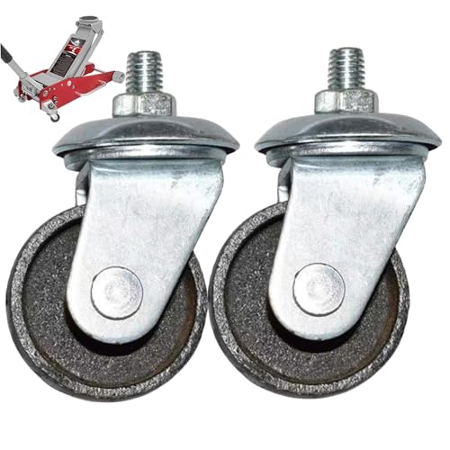 2pcs 12mm Stamm Caster Räder, 3 Tonnen 4 Tonnen Bodenbuchsen, Metallliegerräder Ersatzteile 2pcs 12mm Stamm Caster Räder, 3 Tonnen 4 Tonnen Bodenbuchsen, Metallliegerräder Ersatzteile von KYEQATY