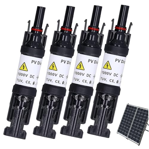 4PCS Solar Panel Sicherungshalter 30A 1000V IP67 Waterfeste PV-Anschlüsse mit eingebauter Anti-Rücken-Diode 4PCS Solar Panel Sicherungshalter 30A 1000V IP67 Waterfeste PV-Anschlüsse mit eingebauter Anti-Rücken-Diode von KYEQATY