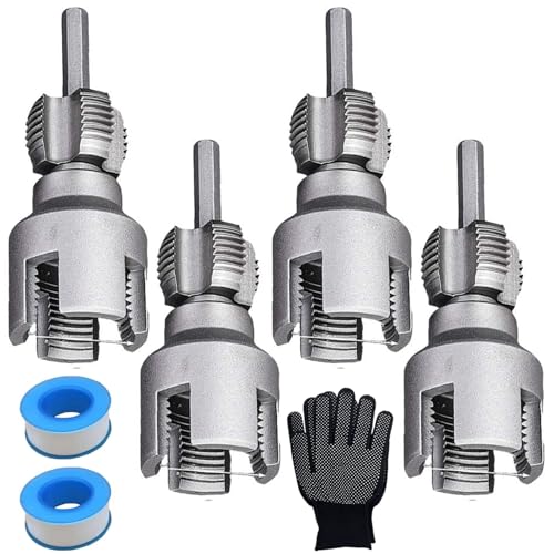 7pcs/Set PVC Pipe Threader 3/4 -Zoll -PVC -Pipe -Threader -Kit enthält Bänder und Handschuhe integriertes internes/externes Fadenwerkzeug 7pcs/Set PVC Pipe Threader 3/4 -Zoll -PVC -Pipe -Threader -Kit enthält Bänder und Handschuhe integriertes internes/externes Fadenwerkzeug von KYEQATY