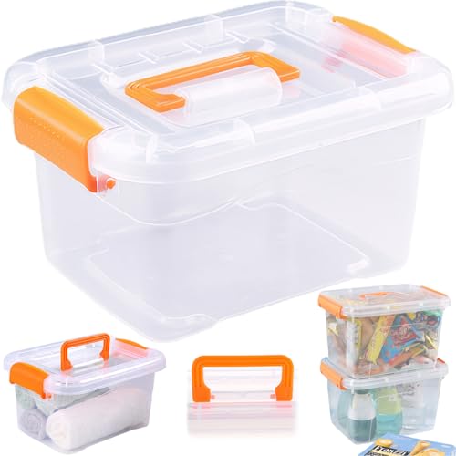 Aufbewahrungsboxen mit Deckel, Küchenorganisator Aufbewahrung Klarer Schrank Organizer Plastikablagerungen Klar Aufbewahrungsbehälter große Kapazität Hochleistungsriegel Staubdestellvorstellungsbeh von KYEQATY