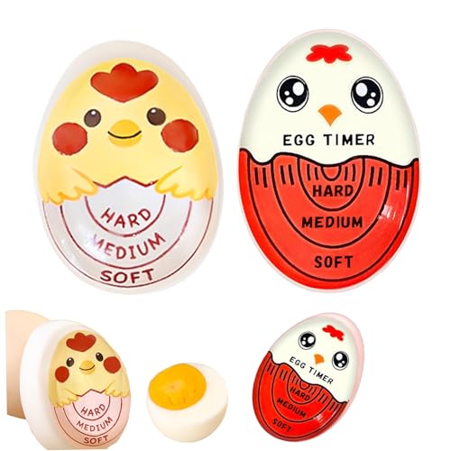 Eiertimer zum Kochen von Eier 2pcs Farbwechseln Sie kochende Eiertimer wiederverwendbarer Ei -Kessel -Timer für weiche bis Harte Eier Kochen Eiertimer zum Kochen von Eier 2pcs Farbwechseln Sie kochende Eiertimer wiederverwendbarer Ei -Kessel -Timer für weiche bis Harte Eier Kochen von KYEQATY