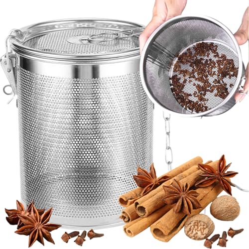 KYEQATY Gewürzinfusseure zum Kochen von Edelstahl -Gewürzinfuser wiederverwendbares Netzgewürz -Teesieb robuster Tee Ball Infuser, Teesieb, Tee -Infuser für losen Tee, Tee -Infuser für losen Tee KYEQATY Gewürzinfusseure zum Kochen von Edelstahl -Gewürzinfuser wiederverwendbares Netzgewürz -Teesieb robuster Tee Ball Infuser, Teesieb, Tee -Infuser für losen Tee, Tee -Infuser für losen Tee von KYEQATY
