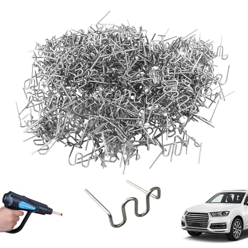 Plastikschweißer Staples 500pcs 0, 6 mm Edelstahlschweißhüter für Reparaturmaschinen Auto Stoßstangen Dashboards Lampenhalter Plastikschweißer Staples 500pcs 0, 6 mm Edelstahlschweißhüter für Reparaturmaschinen Auto Stoßstangen Dashboards Lampenhalter von KYEQATY