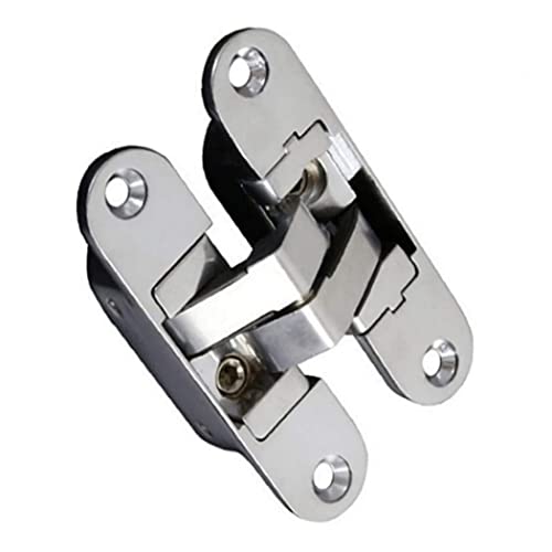 Unsichtbares Türscharnierkreuzklappscharnier Zinklegierung verborgenes Scharnier gelassen 9,5 x 2,3 cm Heimwerkzeuge Unsichtbares Türscharnierkreuzklappscharnier Zinklegierung verborgenes Scharnier gelassen 9,5 x 2,3 cm Heimwerkzeuge von KYEQATY