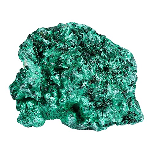 KYEYGWO Natürlicher Malachit Rohstein Mineral Specimen, Unregelmäßige Kristalldruse Rohstück Dekorative Steine Geode Drusenstück Kristall Quarz Cluster Feng Shui Ornamente, 10-50g von KYEYGWO