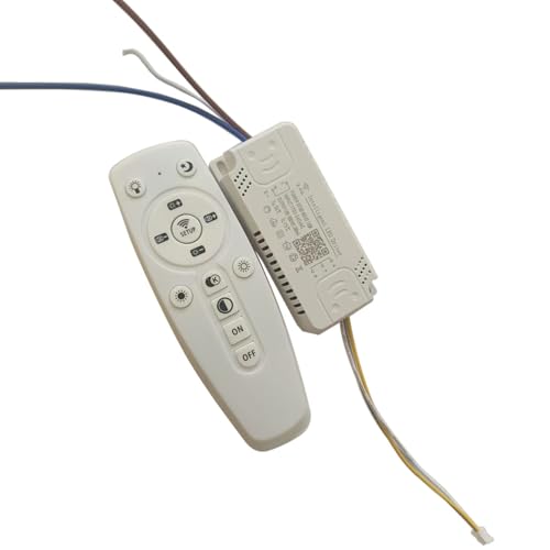 KYFGDLA LED Trafo 280mA dimmbar mit Fernbedienung 2.4G und APP-Steuerung, (40-60)W×2, LED Netzteil, LED-Treiber ohne Flickerfree Konstantstrom, 120-185V, Fernbedienung inkl. von KYFGDLA