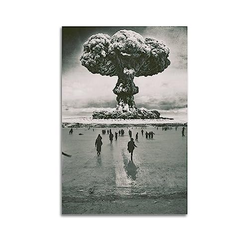 KYNA Vintage War Poster Atombombe Explosion Pilz Wolke Poster Dekorative Malerei Leinwand Wandposter und Kunstbild Druck Moderne Familie Schlafzimmer Dekor Poster 30 x 45 cm KYNA Vintage War Poster Atombombe Explosion Pilz Wolke Poster Dekorative Malerei Leinwand Wandposter und Kunstbild Druck Moderne Familie Schlafzimmer Dekor Poster 30 x 45 cm von KYNA