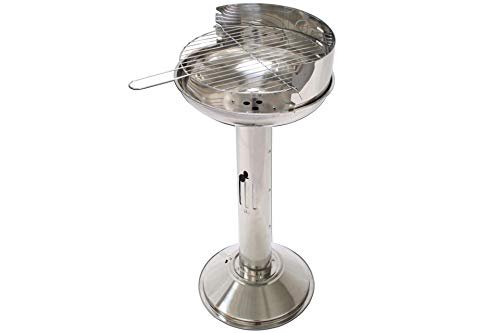 Kynast Edelstahl BBQ Säulengrill Grillfläche 39cm Kohlegrill von kynast exklusiv