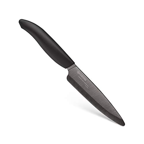 KYOCERA Gemüsemesser/Obstmesser Ergonomic Style - Black Blade, 11 cm (H.Nr. FK-110BK-BK) von KYOCERA