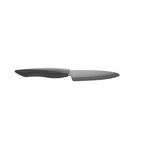 Kyocera ZK-110BK-BK SHIN Keramik-Obst- und Gemüsemesser Keramikmesser, Kunststoff, schwarz, 23,9 x 2 x 2,8 cm von KYOCERA