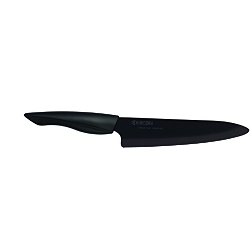 Kyocera ZK-180BK-BK SHIN Keramik-Kochmesser Messer, Kunststoff, Schwarz, 31,8 x 2,2 x 4,7 cm von Kyocera