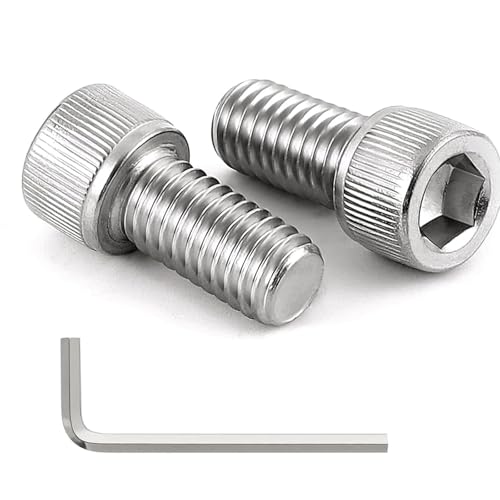 120 Stück M3x8 Schrauben, Zylinderkopfschrauben, Zylinderschrauben mit Innensechskant, Flachkopfschrauben, Vollgewinde, Innensechskantschrauben mit Schlüssel von KYRYD