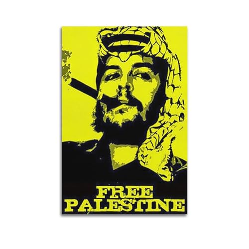 KYTIN Vintage Palästinensisches Poster Free Palästina Dekorative Malerei Leinwand 20x30inch(50x75cm) von KYTIn