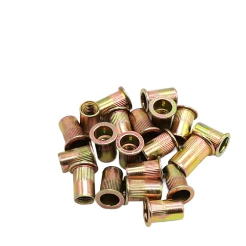 Blindnietmutter, Nietmuttern Flachkopf Gewindeeinsatz Nutsert Cap(50pcs,M10) von KYUEPONG