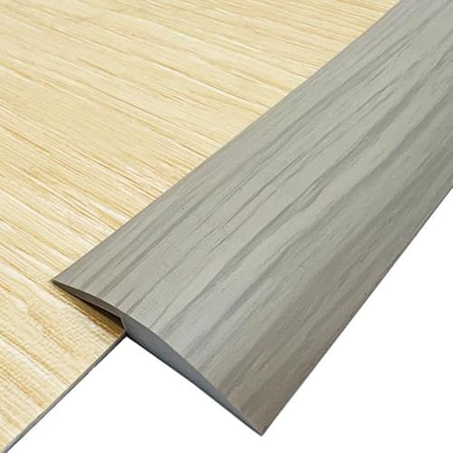Bodenübergangsleiste, Bodenübergangsleisten, Teppichkantenleisten, Schwellenübergangsleisten, Höhe 8 mm, Fugenleisten Holz zu Fliesen, PVC-Türteiler (Farbe: G1)(G1) von KYUEPONG