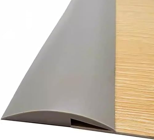Bodenübergangsleiste, Bodenübergangsleisten, Teppichkantenleisten, Schwellenübergangsleisten, Höhe 8 mm, Fugenleisten Holz zu Fliesen, PVC-Türteiler (Farbe: G1)(G2) von KYUEPONG