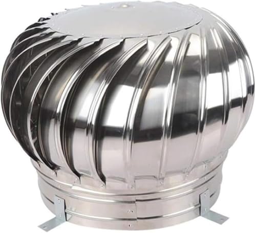 Drehbare Kaminhaube, Edelstahl rotierenden Kamin Haube Kappe Spinner Anti-Downdraught einfach zu passen(160mm/6.3Inch) von KYUEPONG