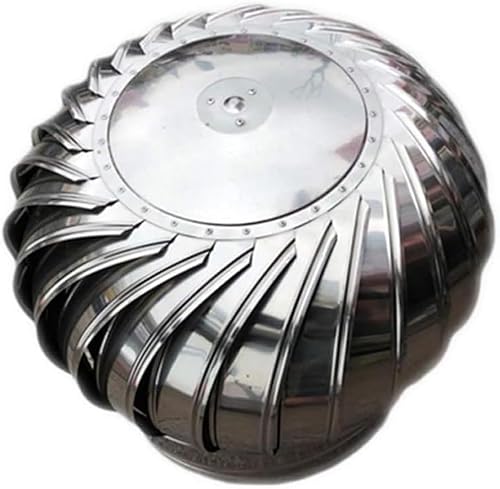 Drehbare Kaminhaube, Kaminhaubenkappe, drehbare Edelstahl-Entlüftungshaube, rotierender Spinner gegen Abwind(200mm/7.9Inch) von KYUEPONG