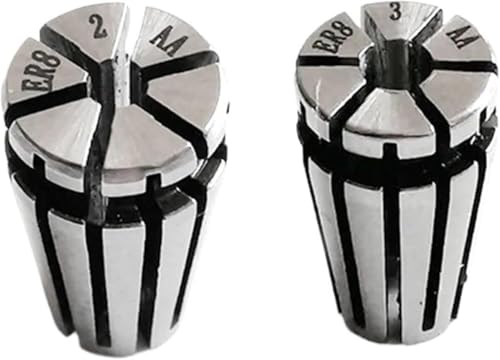 KYUEPONG Federspannzange, Spannzange Chuck, Federspannzange, 1 Stück AA ER8 Federspannzange Hochpräzise 0,005 mm for CNC-Gravur-Fräswerkzeughalter(3mm) von KYUEPONG