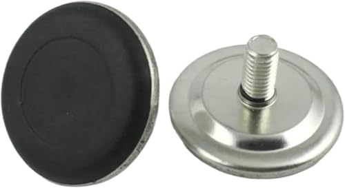 KYUEPONG Nivellierfüße, 18 Stücke 50mm Basis M10x25mm Verstellbare Möbelbeine Tisch Stellfüße Pad von KYUEPONG