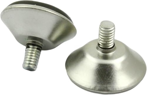 KYUEPONG Nivellierfüße, 20 Stücke 39mm Basis M8x10mm Verstellbare Möbelbeine Tisch Stellfüße Pad von KYUEPONG