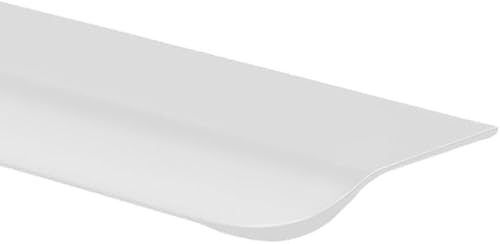 KYUEPONG Verdeckte Griffe, 1Pcs Unsichtbare Tür Griff Küche Schrank Zieht Versteckte Griff Möbel Hardware(White,Length 200mm) von KYUEPONG