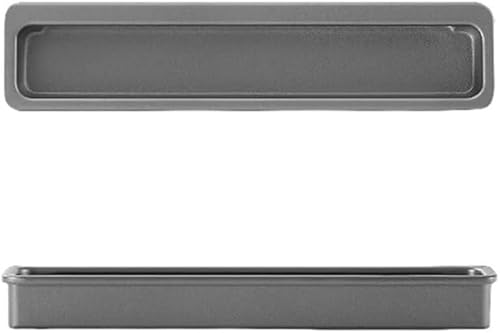 KYUEPONG Verdeckte Griffe, Schiebetürgriff mit Schlitz, eingebettete Schranktür, unsichtbare Kleiderschrank-Schubladenknöpfe, 1(Gray 128mm) von KYUEPONG
