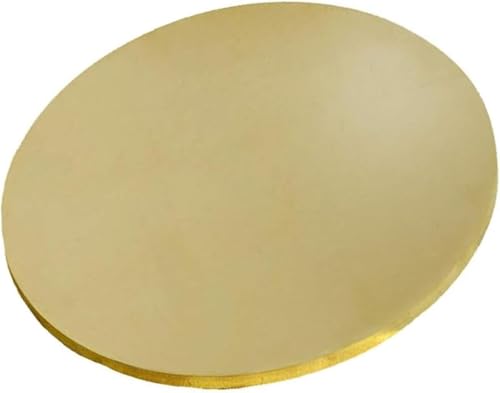 Messing Rundplatte,Messingblech, H62 Messing-Rundplatte 3 x 55 mm – 3 x 100 mm, dünne Kupferplatte, geeignet for Metallstanzmodelle, Heimwerkerarbeiten,(Diameter 85mm) von KYUEPONG