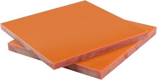 Phenolharz-Laminatplatte, 2 Stück orangerote Bakelit-Phenolharzplatte(100x200x3mm) von KYUEPONG