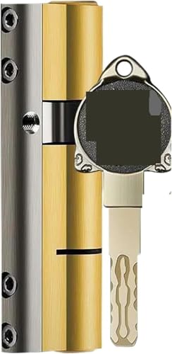 Schlosszylinder,Zylinderschloss, Standard-Schließzylinder, Super-C-Klasse, Diebstahlschutzkern des Tür-Universalzylinders, 10-teiliger Hauptschlüssel(95mm32.5add62.5) von KYUEPONG