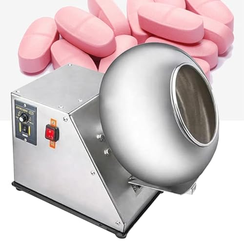 KYZTMHC Candy Coater Machine Tablettenüberzugsmaschine Kommerzielle Süßigkeitsbeschichtungsmaschine Automatische Tablettenbeschichtungsmaschine für Die Pharma- Und Lebensmittelindustrie von KYZTMHC