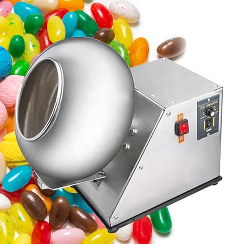 KYZTMHC Zuckerbeschichtungsmaschine Kommerzielle Desktop Schokoladenpoliermaschine Candy Chocolate Sugar Coating Machine Tablettenbeschichtungsmaschine für Zucker, Schokolade von KYZTMHC