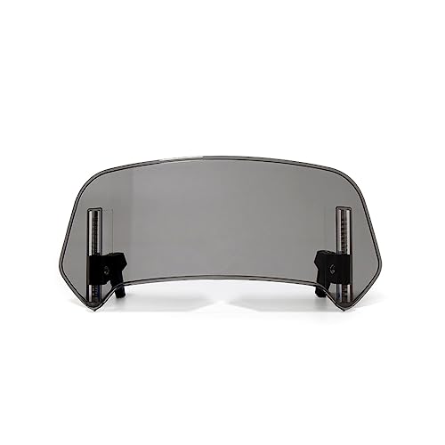 KYhats Motorrad Scheiben Windabweiser für BMW F900R F900XR F650GS F700GS F800GS F650CS F800R Frontglas Windschutz Windschild Bildschirm Spoiler Visier Windschutzscheibe Zubehör,Large Smoke von KYhats