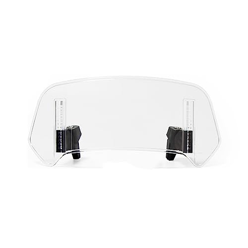 KYhats Motorrad Scheiben Windabweiser für BMW F900R F900XR F650GS F700GS F800GS F650CS F800R Frontglas Windschutz Windschild Bildschirm Spoiler Visier Windschutzscheibe Zubehör,Large Transparent von KYhats