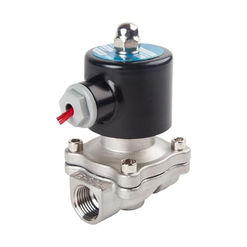 1/4" 3/8" 1/2" 3/4" 1" 1-1/2" BSP Female 12V 24V 110V 220V 304 Stainless Electric Solenoid Valve Normally Closed Pneumatic(3/8",BSPT FEMALE_DC12V) von KZEEVJTJY