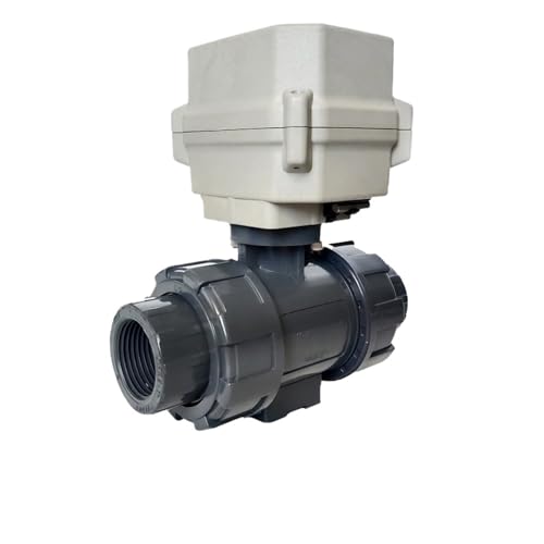 1" True Union Electric Valve 110V to 230V 15Nm CE Motorized shut off Valve DN25 with Manual for Sea water(NPT_AC110V TO 230V_CR502) von KZEEVJTJY