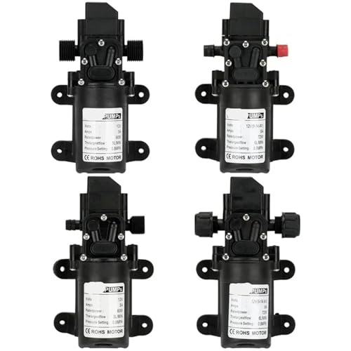 1 stücke Automatischer Strömungsschalter 6L/Min DC12V 70W 130PSI Membranwasserpumpe Kleine Safe Hochdruck Selbstansaugende Pumpen(12V_SCREW THREAD) von KZEEVJTJY