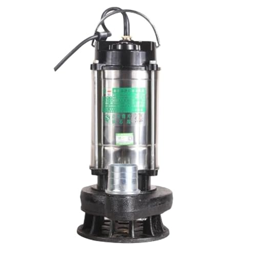 220 V Edelstahl Tauchpumpe Landwirtschaft Pumpen Gartengeräte Unterwasser Abwasser selbstansaugende Pumpe Entwässerung Bewässerung(370W 1.5 inch Sewage) von KZEEVJTJY