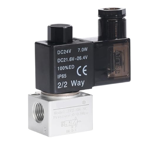 3V2-06 3V2-08-NO 3V2-08-NC 1/4" 3V208 3/2 Way Normal Close Pneumatic Parts Solenoid Valve(3V308NCA (AC220V)) von KZEEVJTJY