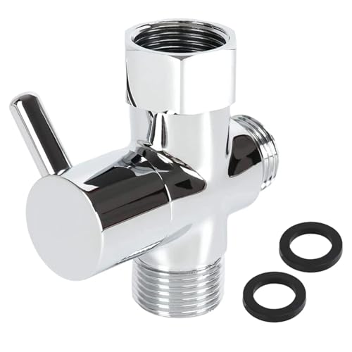 A25F-Brass Bidet T Adapter Valve 3 Way Shut Off Tee Connector For Toilet Bidet Sprayer T Adapter Diaper Adapter 7/8 7/8 1/2 von KZEEVJTJY