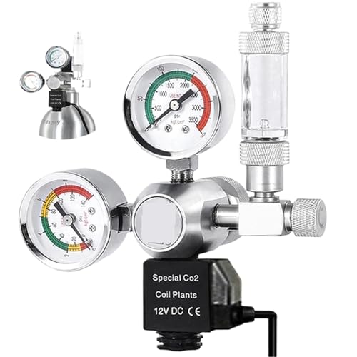 DIY Aquarium CO2 Regler Magnetische Solenoid Kit Rückschlagventil Aquarium Zubehör CO2 Control System Reaktor Generator Set(D01-14-100-240V-US,G5-8) von KZEEVJTJY