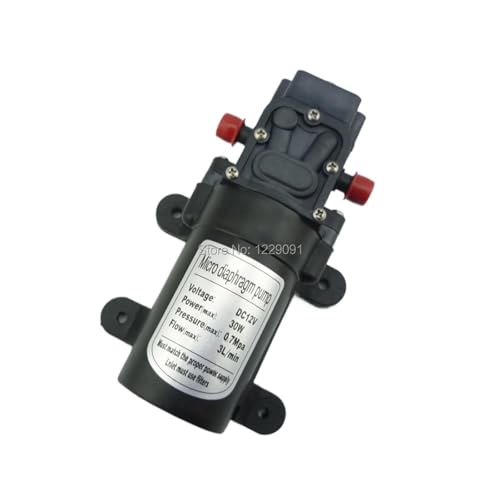 Rückschlagventiltyp 12 V 30 W 3 l/min Hochdruckmembran-Gleichstrom-Mikrowasserpumpe Landwirtschaftsbatterie-Sprühpumpe 12 V Gleichstromwasserpumpe(Pressure switch type,24V) von KZEEVJTJY