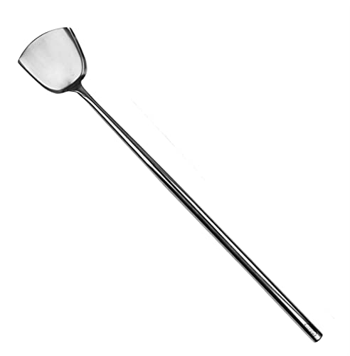 Gebratene Löffelschaufel, Edelstahl, langer Griff, 50–100 cm lang, kommerzieller Löffel (Schaufel, 100 cm) von KZGMMHY8