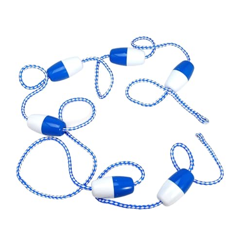 KZKZK Pool-Sicherheitsseil, schwimmende Barriere, effektive Sichtbarkeit der Schwimmbahnboje, for Abgrenzen von Gefahrenbereichen oder Schwimmbahnen(1200cm) von KZKZK